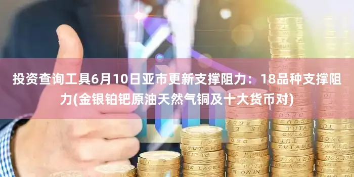 投资查询工具6月10日亚市更新支撑阻力：18品种支撑阻力(金银铂钯原油天然气铜及十大货币对)