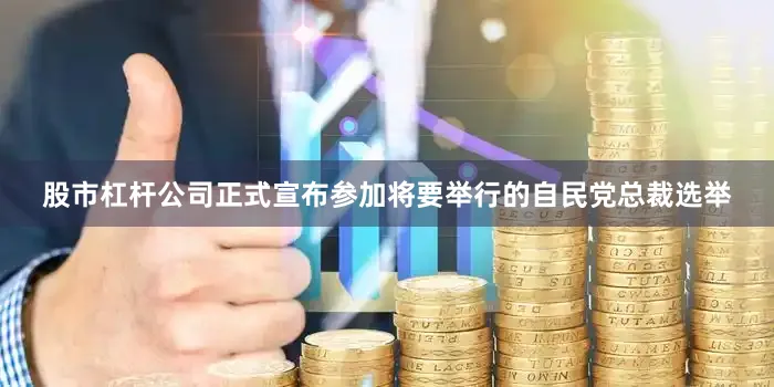 股市杠杆公司正式宣布参加将要举行的自民党总裁选举